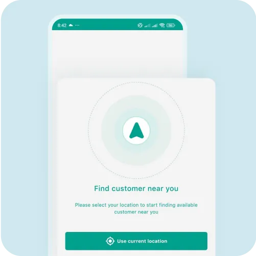Recursos de endereço de registro de conta do aplicativo Mobur Driver