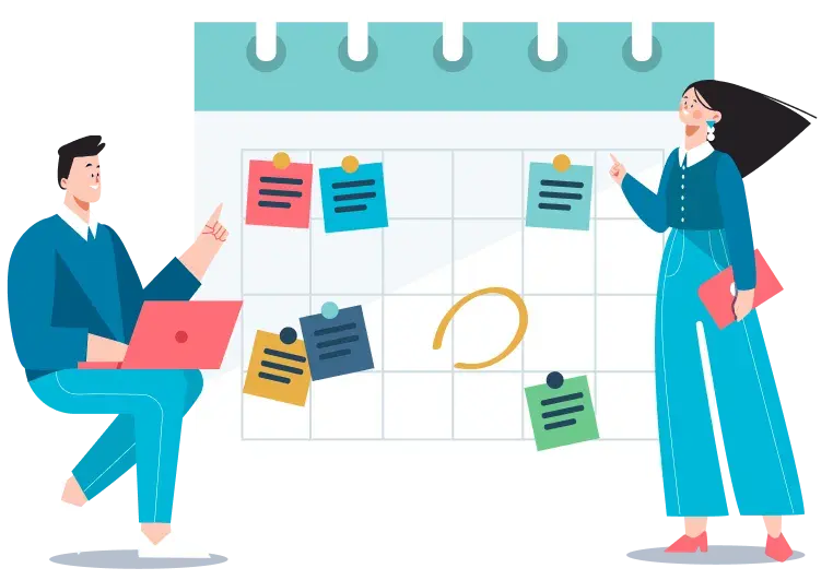 Mobur agendar uma reunião para personalização